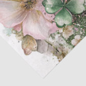 Decoupage Digital Collage Irish Clover Seidenpapier (Ausschnitt)