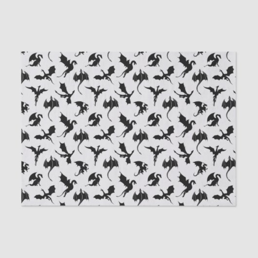 Decoupage Dragon Seidenpapier (Vorderseite)