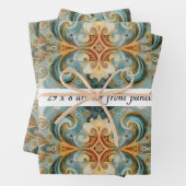 Decoupage Drawer Front 29x8 Mixed Media  Geschenkpapier Set (Beispiel)