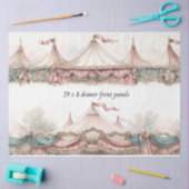 Decoupage Drawer Front Pastel Circus Vintage Lace  Seidenpapier (Basteln)