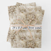 Decoupage Drawer Panel Motif Beige Design  Geschenkpapier Set (Beispiel)