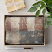 Decoupage Eagle Flag Soaring In Spirit 4th July Seidenpapier (Geschenk)