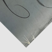 Decoupage Elaborate Rooster Long White Feathers Seidenpapier (Ausschnitt)