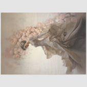 Decoupage Elegant Wedding Bride Intricate Hochzeit Seidenpapier (Vorderseite)