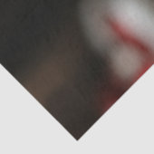 Decoupage Elf oben auf eine Schokolade Cookie Jar Seidenpapier (Ausschnitt)