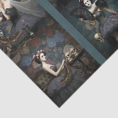 Decoupage/Ephemera Sheet Vitnage Gothic Style Seid Seidenpapier (Ausschnitt)