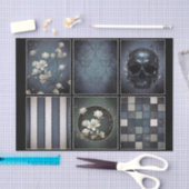 Decoupage/Ephemera Sheet Vitnage Gothic Style  Seidenpapier (Handwerk)