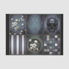 Decoupage/Ephemera Sheet Vitnage Gothic Style Seidenpapier