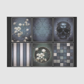 Decoupage/Ephemera Sheet Vitnage Gothic Style Seidenpapier
