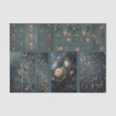 Decoupage/Ephemera Sheet Vitnage Gothic Style Seidenpapier (Vorderseite)