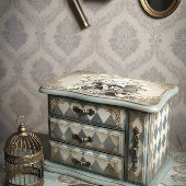 Decoupage/Ephemera Sheet Vitnage Gothic Style Seidenpapier
