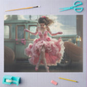 Decoupage Fairy-Tale Whimsical Kleid Valentine Seidenpapier (Basteln)