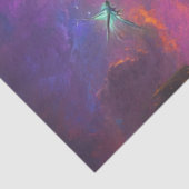 Decoupage Fantastische Sky Hues Lila Blue Pink Seidenpapier (Ausschnitt)