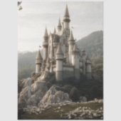 Decoupage Fantasy Castle Ireland Mountains  Seidenpapier (Vorderseite)