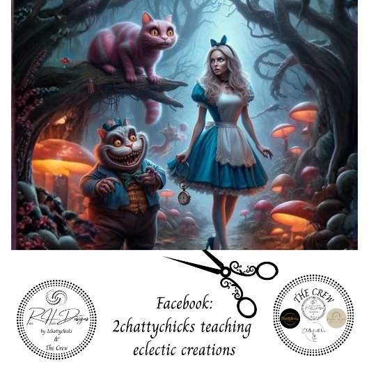 Decoupage Fantasy Girl Enchanted Mushroom Forest Seidenpapier