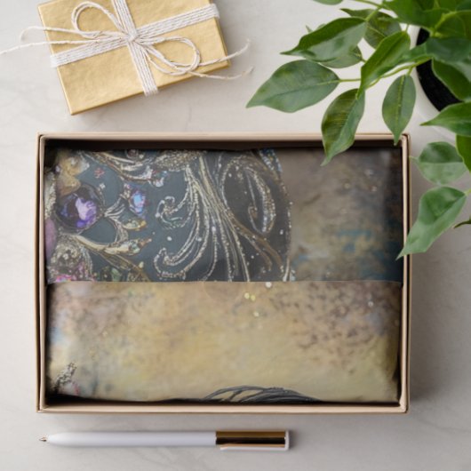 Decoupage Fantasy Royal Mane Horse Portrait Seidenpapier (Geschenk)