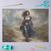 Decoupage Fields of Melody Country Singer Seidenpapier (Basteln)