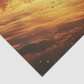 Decoupage Fiery Flames Chaotic Earth Seidenpapier (Ausschnitt)