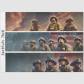 Decoupage Firefighter Tribute Handsaws  Seidenpapier (Vorderseite)