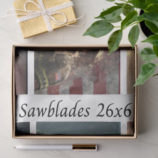 Decoupage Firefighter Tribute Handsaws  Seidenpapier (Geschenk)