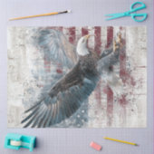 Decoupage Freedom In Flight 4th of July Seidenpapier (Basteln)