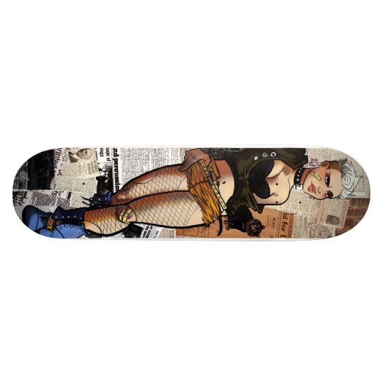 Decoupage Freifrau Skateboard Deck