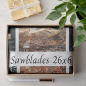Decoupage Fuchs Wald Szenen Handsäge Paneele  Seidenpapier (Geschenk)