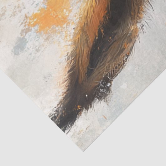 Decoupage Funny expressive Happy Donkey Seidenpapier (Ausschnitt)