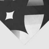 Decoupage Geometric Black White Abstract Pattern  Seidenpapier (Ausschnitt)