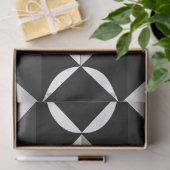 Decoupage Geometric Diamonds Semicircles Abstract  Seidenpapier (Geschenk)