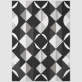 Decoupage Geometric Diamonds Semicircles Abstract  Seidenpapier (Vorderseite)