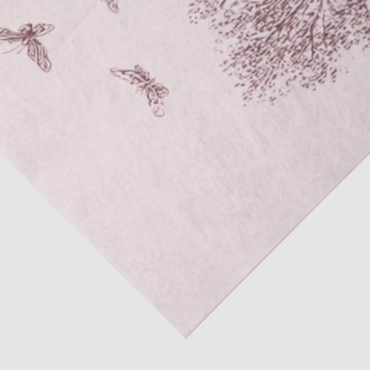 Decoupage Ghost vergewaltigt in rosa Spitzen Hallo Seidenpapier (Ausschnitt)