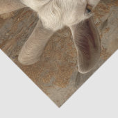 Decoupage Goat Rustic Farm 18x24 Canvas  Seidenpapier (Detail)