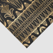 Decoupage Gold and Black Art Decoupage Seidenpapier (Detail)