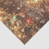 Decoupage Gold Retriever Weihnachtsbaumleuchten Seidenpapier (Ausschnitt)