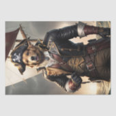 Decoupage - Golden Retriever Pirate Dog - Seidenpapier (Vorderseite)