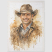 Decoupage Good Sherriff Clay Boone Seidenpapier (Vorderseite)