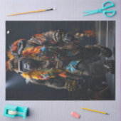 Decoupage Gorilla Fashion Runway Bold Farben Seidenpapier (Basteln)