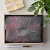 Decoupage Gothic Christmas Good Witch in Red Seidenpapier (Geschenk)