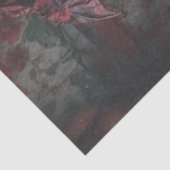 Decoupage Gothic Christmas Good Witch in Red Seidenpapier (Ausschnitt)