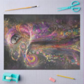 Decoupage Gothic Elegant Abbildung Swirren Farbe Seidenpapier (Basteln)