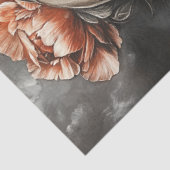 Decoupage Gothic Elegante Bronze Toned Skull Seidenpapier (Ausschnitt)