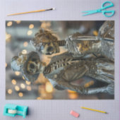 Decoupage Gothic Elegante Skeleton Seidenpapier (Basteln)