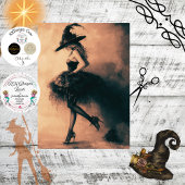 Decoupage Gothic Fantasy Witch monochrome Effekte Seidenpapier