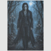 Découpage-Gothic-Halloween-Wanderer-Kunst Seidenpapier (Vorderseite)