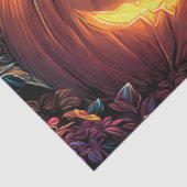 Decoupage Gothic Haunted House Jack-O-Lanterns  Seidenpapier (Ausschnitt)