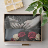 Decoupage Gothic Rose Queen – Dark Romantic Art  Seidenpapier (Geschenk)