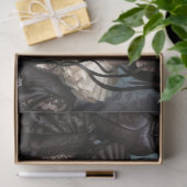 Decoupage Gothic Rose Queen – Dark Romantic Art  Seidenpapier (Geschenk)