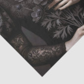 Decoupage Gothic Rose Queen – Dark Romantic Art  Seidenpapier (Ausschnitt)