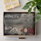 Decoupage Gothic Rose Queen – Dark Romantic Art  Seidenpapier (Geschenk)